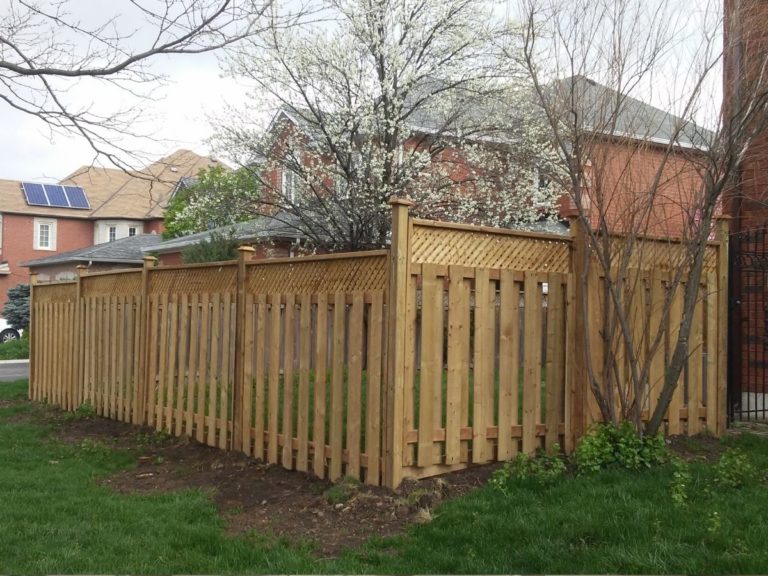 after new pressure treated lumber fence mississauga adept services